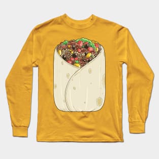 National Burrito Day Mexican Food Lover Long Sleeve T-Shirt